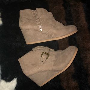 Nude booties